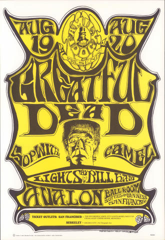 GREATFUL DEAD パンフレット 108: MOUSE STUDIOS, FD-26-OP-1 Grateful Dead 1966 Avalon Ballroom