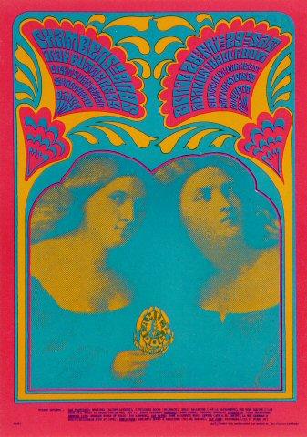 The Chambers Brothers Vintage Concert Poster from Avalon Ballroom
