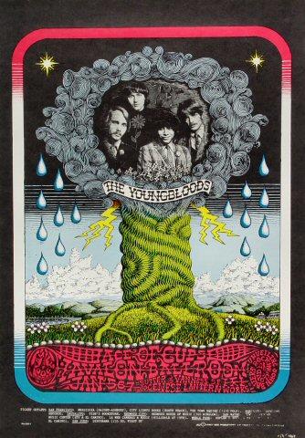 The Youngbloods Vintage Concert Poster at Wolfgang's