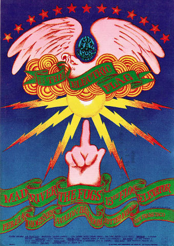 Electric Flag Postcard