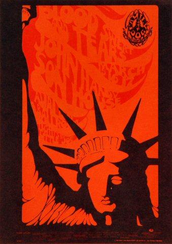 Blood, Sweat & Tears Vintage Concert Poster from Avalon Ballroom