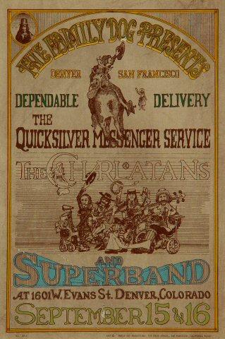 Quicksilver Messenger Service Handbill