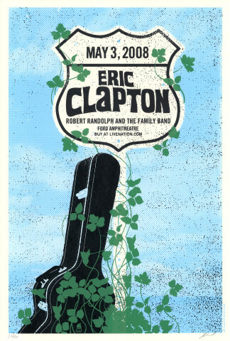 Eric Clapton Silkscreen