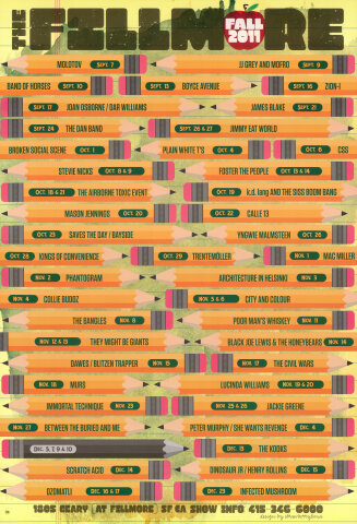 Fall at the Fillmore Poster