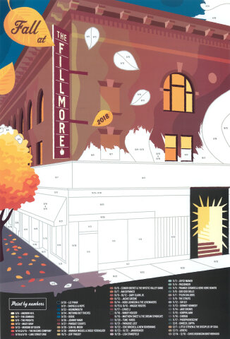 Fillmore Fall Calendar Poster
