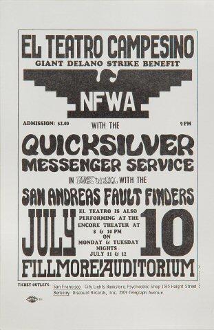 Delano Grape Strike Benefit Handbill