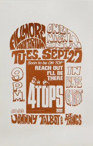 The Four Tops Handbill