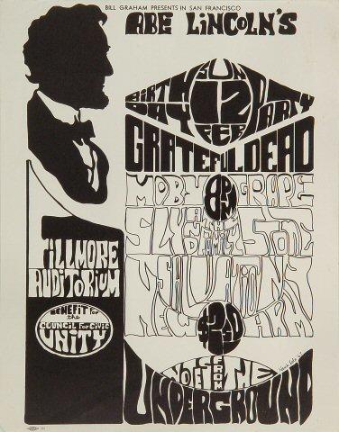 Grateful Dead Handbill