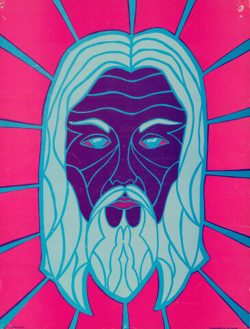 Hippie With Love In His Eyes Poster