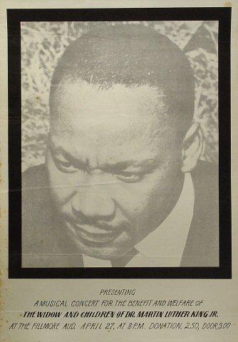 Widow and Children of Dr. Martin Luther King, Jr. Benefit Poster