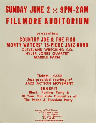 Black Panther Benefit Handbill