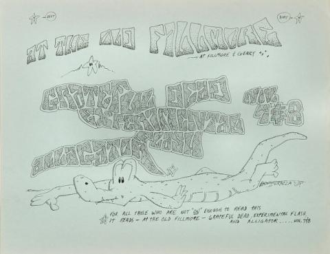 Grateful Dead Handbill
