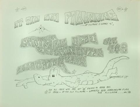 Grateful Dead Handbill
