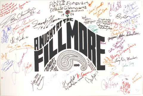 A Night At The Fillmore Poster