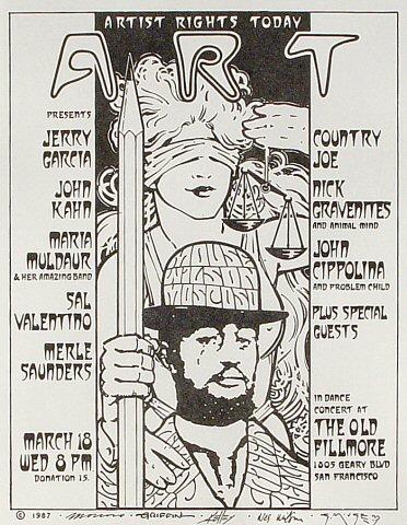 Jerry Garcia Handbill