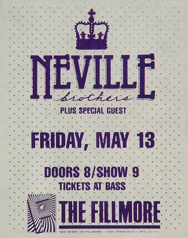 The Neville Brothers Handbill