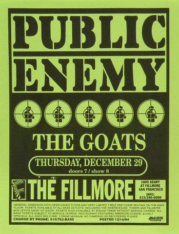 Public Enemy Handbill