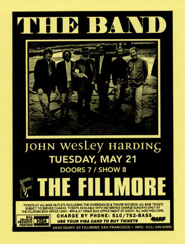 The Band Handbill