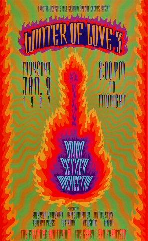 Brian Setzer Orchestra Poster