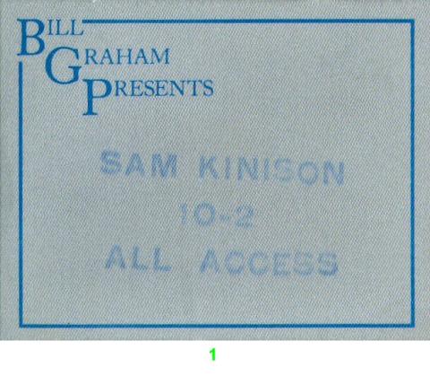 Sam Kinison Backstage Pass