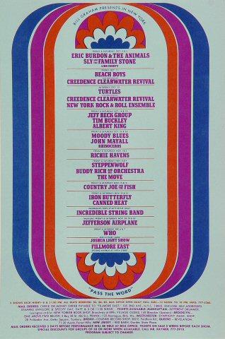 Eric Burdon & The Animals Postcard