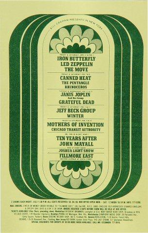 Iron Butterfly Handbill