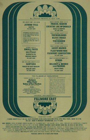 Jethro Tull Handbill
