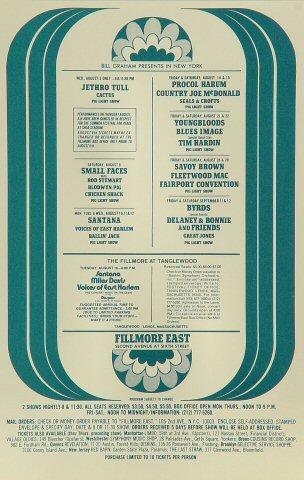 Jethro Tull Handbill
