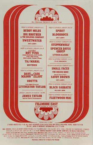 Buddy Miles Handbill
