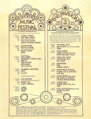 Grateful Dead Handbill