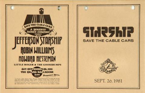 Jefferson Starship Handbill