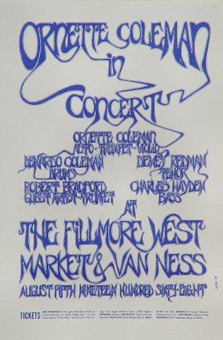 Ornette Coleman Handbill