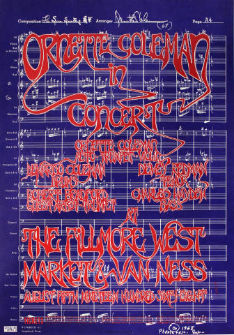 Ornette Coleman Poster