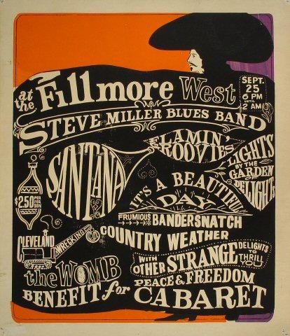 The Steve Miller Blues Band Serigraph