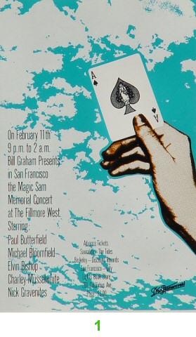 Paul Butterfield Vintage Ticket