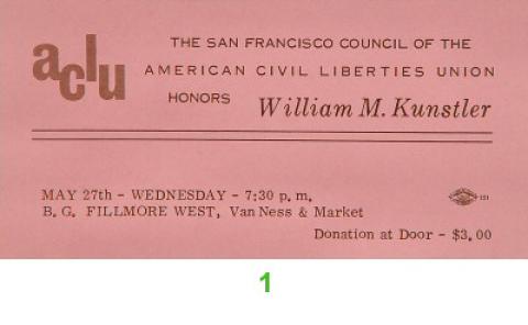A Festival of Freedom Vintage Ticket
