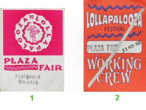 Lollapalooza Festival Backstage Pass
