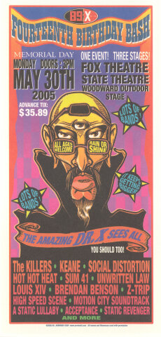 The Killers Handbill