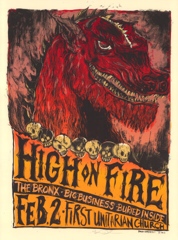 High on Fire Silkscreen