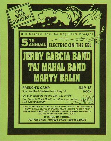 Jerry Garcia Band Handbill