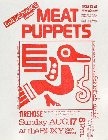 Meat Puppets Handbill