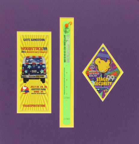 Woodstock '99 Vintage Ticket