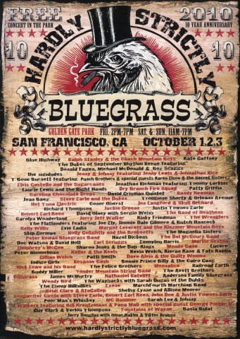 Hardly Strictly Bluegrass Festival Poster
