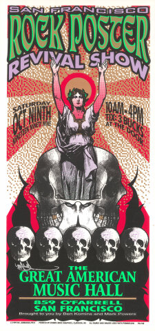 SF Rock Poster Revival Show Silkscreen