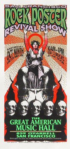 SF Rock Poster Revival Show Handbill