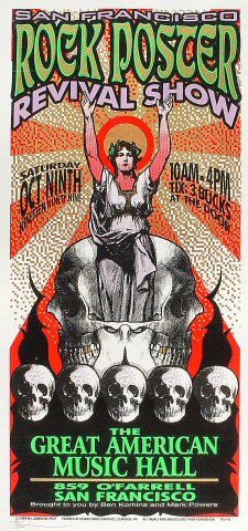 SF Rock Poster Revival Show Silkscreen