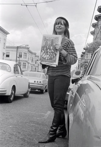 Woman Selling The Oracle Fine Art Print