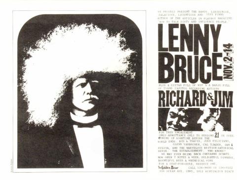 Lenny Bruce Postcard