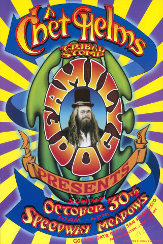 Chet Helms Tribal Stomp Poster