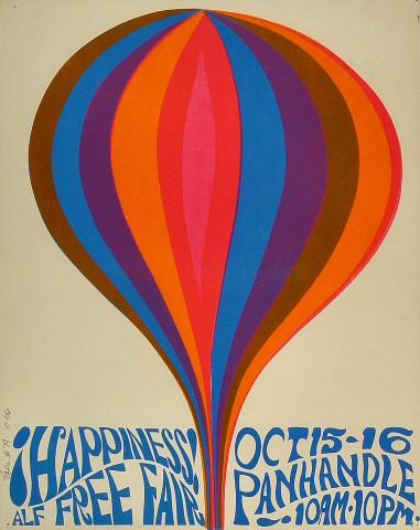 Happiness Artist Liberation Front Free Fair Poster